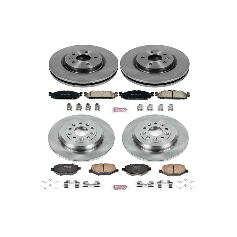 PowerStop Z17 Evolution Plus Stock Replacement Brake Kits KOE5584 PowerStop Autoparts