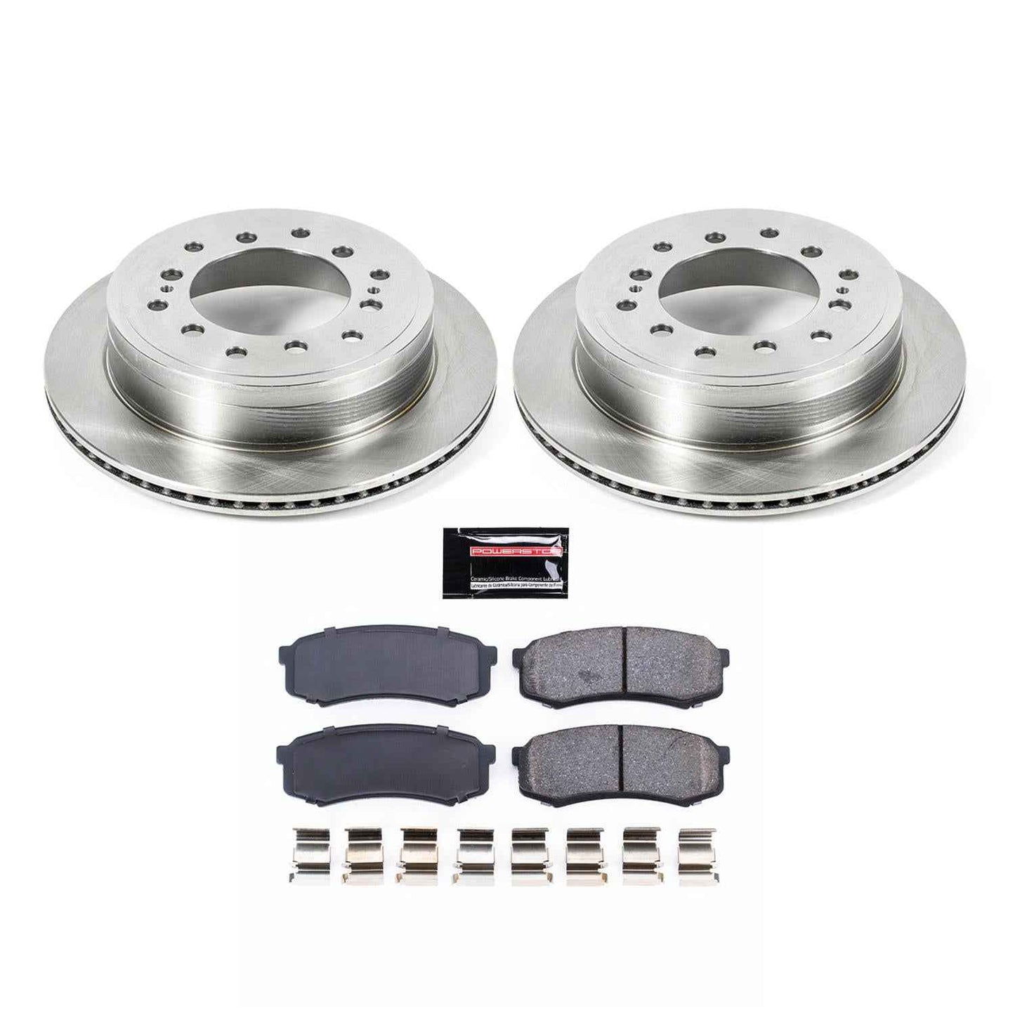 PowerStop Z17 Evolution Plus Stock Replacement Brake Kits for 2010-2024 4RUNNER, 2010-2014 FJ CRUISER, 2010-2023 GX460 - KOE5875