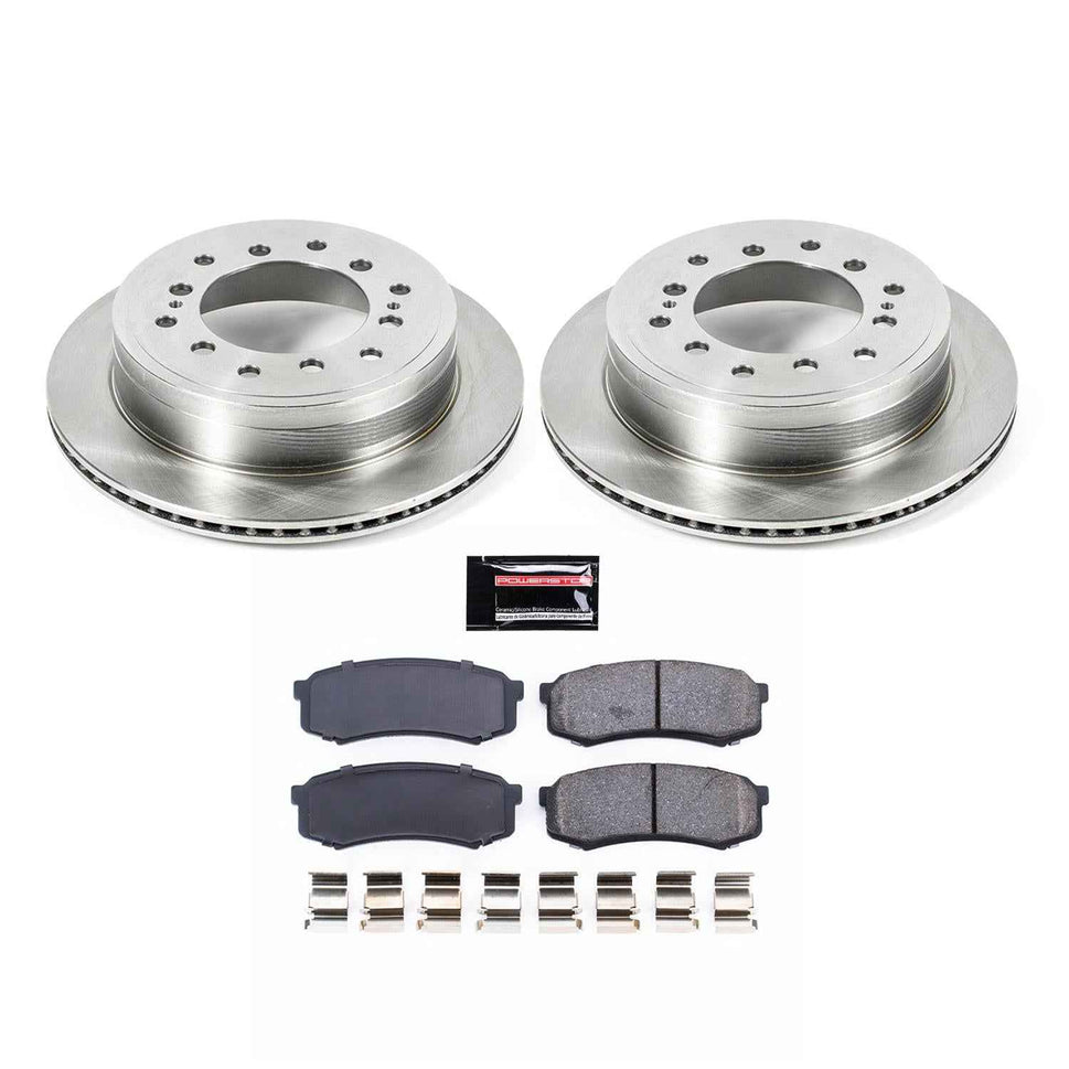 PowerStop Z17 Evolution Plus Stock Replacement Brake Kits for 2010-2024 4RUNNER, 2010-2014 FJ CRUISER, 2010-2023 GX460 - KOE5875
