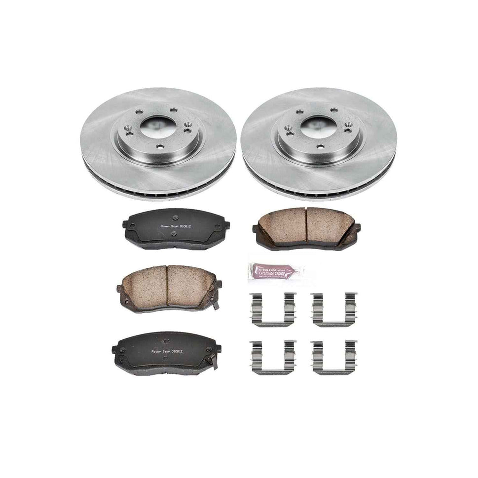 PowerStop Z17 Evolution Plus Stock Replacement Brake Kits for 2011-2016 SPORTAGE, 2010-2015 TUCSON - KOE6087