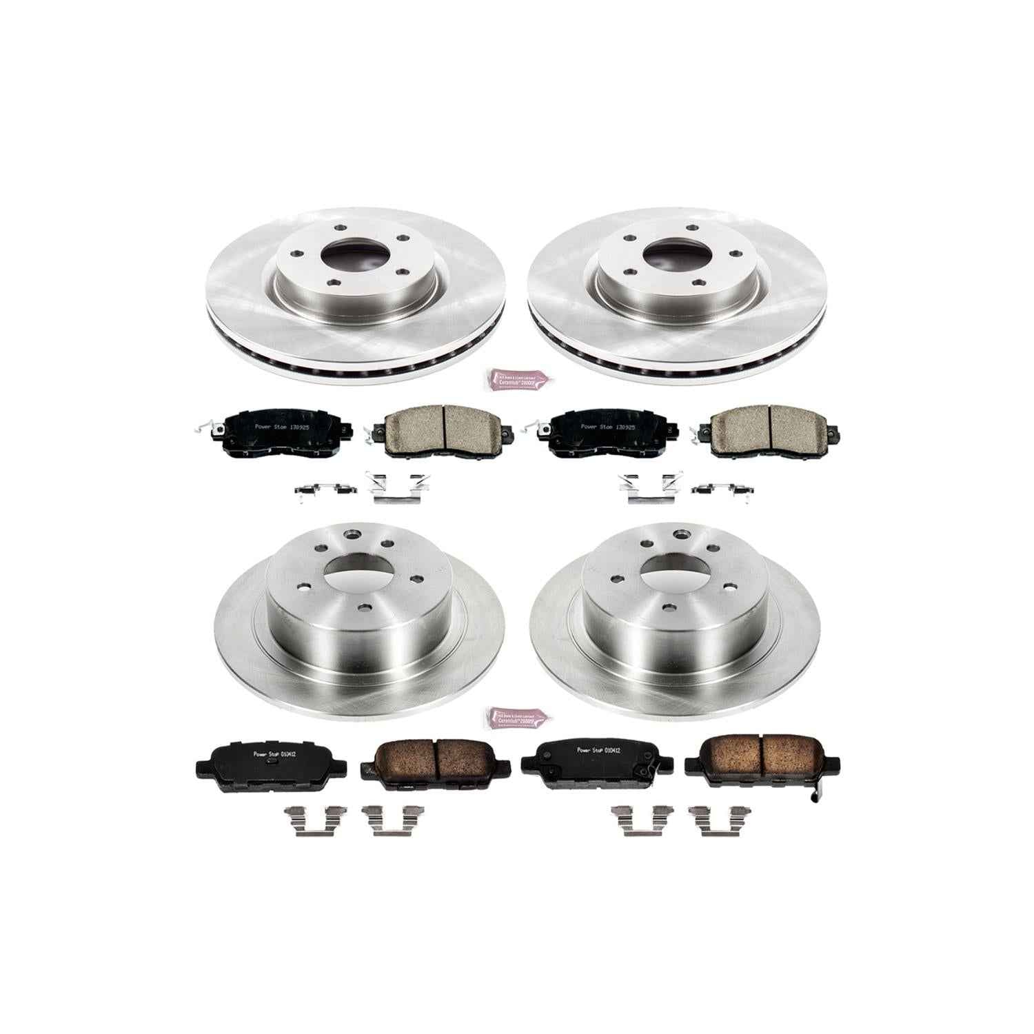 PowerStop Z17 Evolution Plus Stock Replacement Brake Kits for 2013-2024 ALTIMA - KOE6495