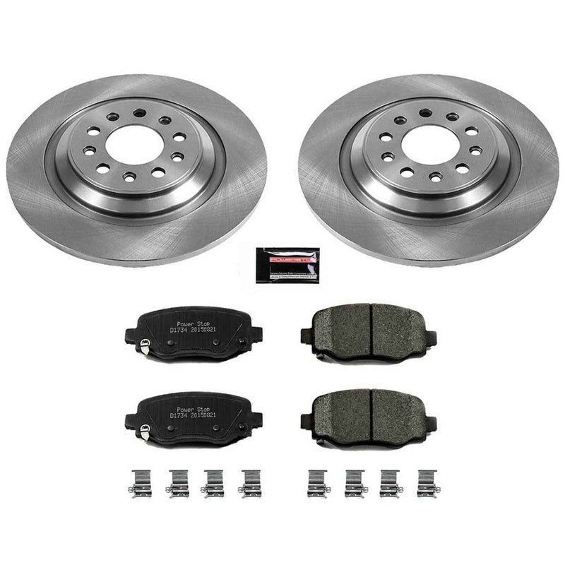 PowerStop Z17 Evolution Plus Stock Replacement Brake Kits for 2014-2023 CHEROKEE - KOE6542 PowerStop Autoparts