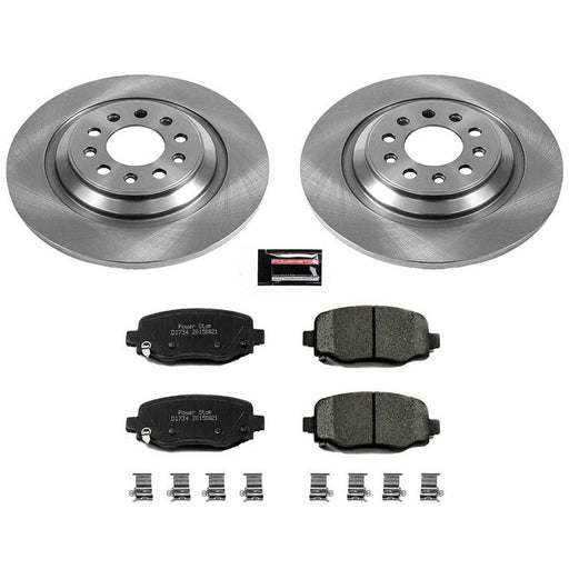 PowerStop Z17 Evolution Plus Stock Replacement Brake Kits for 2014-2023 CHEROKEE - KOE6542 PowerStop Autoparts