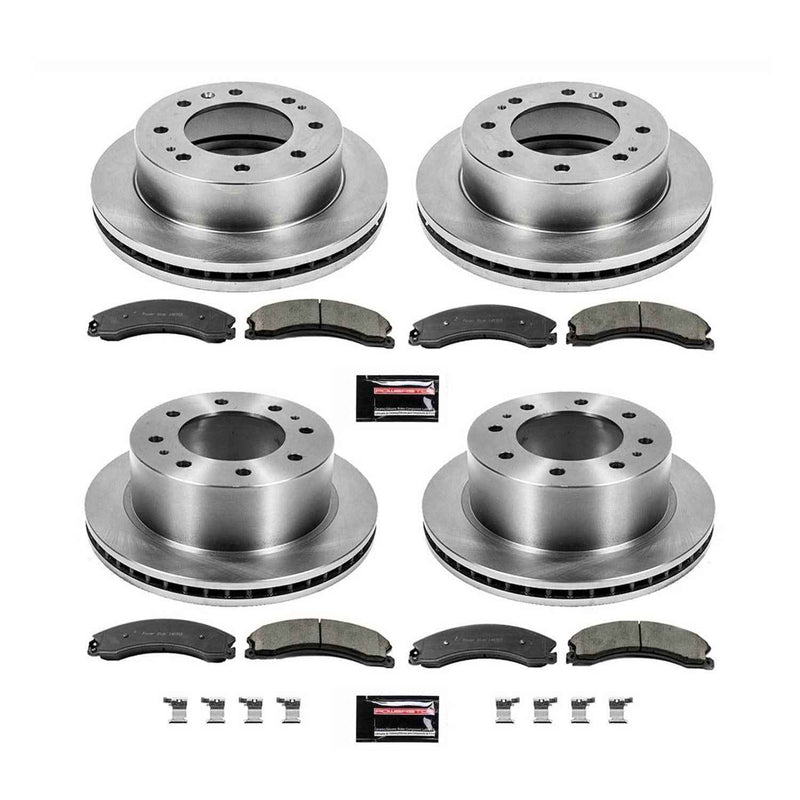 PowerStop Z17 Evolution Plus Stock Replacement Brake Kits for 2015-2019 SIERRA 2500 HD, SILVERADO 2500 HD, 2016-2019 SUBURBAN 3500 HD - KOE6992 PowerStop Autoparts