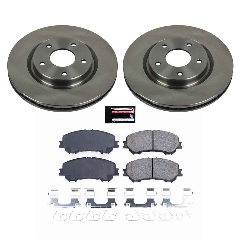 PowerStop Z17 Evolution Plus Stock Replacement Brake Kits for 2014-2020 ROGUE, 2017-2022 ROGUE SPORT - KOE7036 PowerStop Autoparts