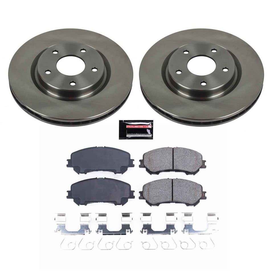 PowerStop Z17 Evolution Plus Stock Replacement Brake Kits for 2014-2020 ROGUE, 2017-2022 ROGUE SPORT - KOE7036