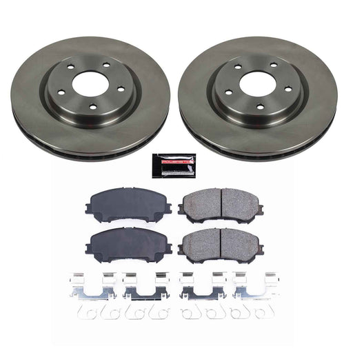 PowerStop Z17 Evolution Plus Stock Replacement Brake Kits for 2014-2020 ROGUE, 2017-2022 ROGUE SPORT - KOE7036 PowerStop Autoparts