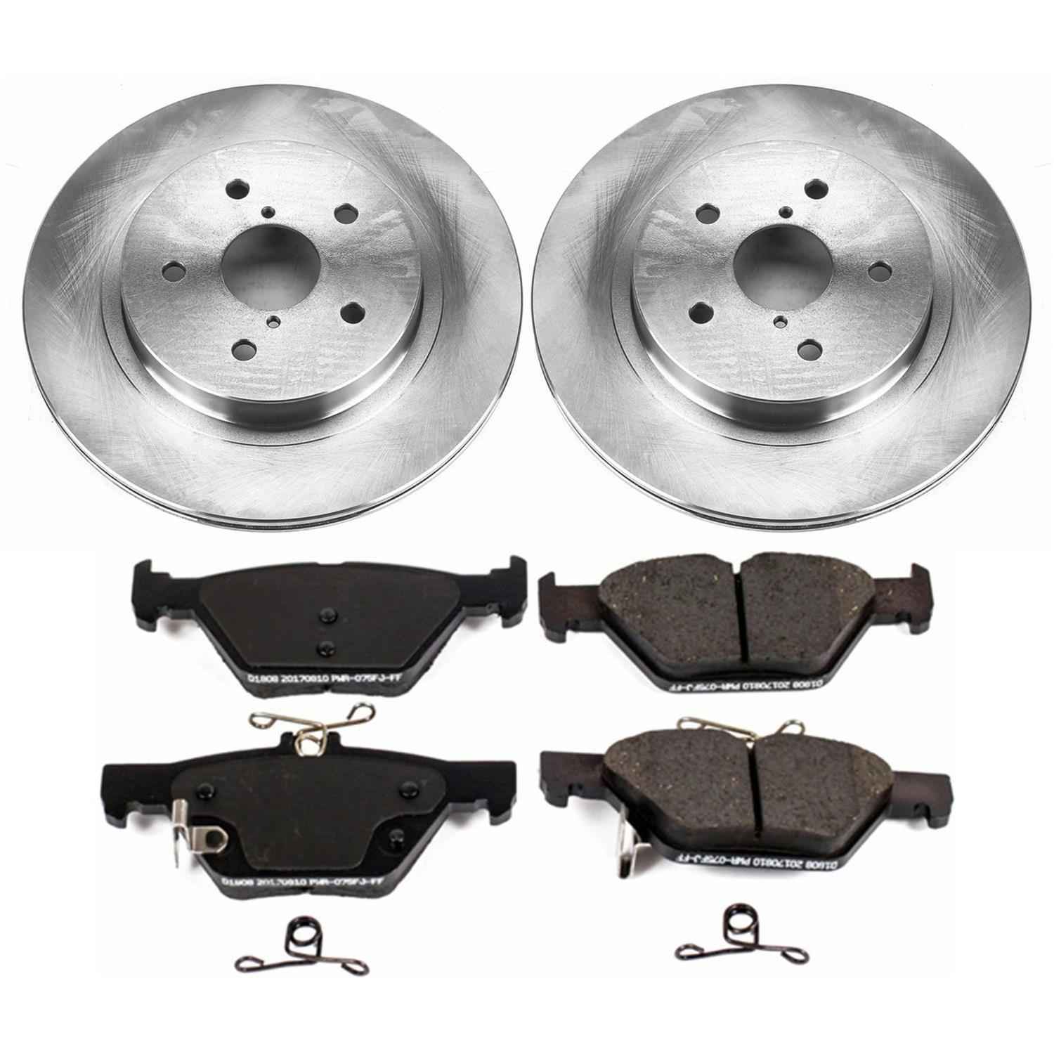PowerStop Z17 Evolution Plus Stock Replacement Brake Kits for 2015-2022 LEGACY, 2015-2023 OUTBACK, 2016-2024 WRX - KOE7039