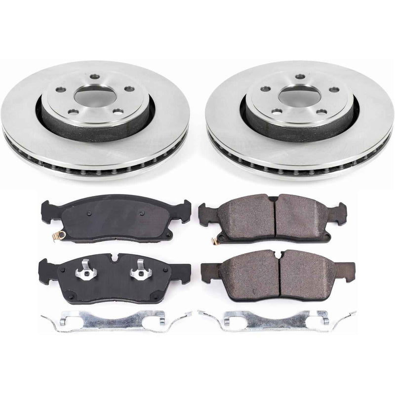 PowerStop Z17 Evolution Plus Stock Replacement Brake Kits for 2017-2020 GRAND CHEROKEE - KOE7412 PowerStop Autoparts