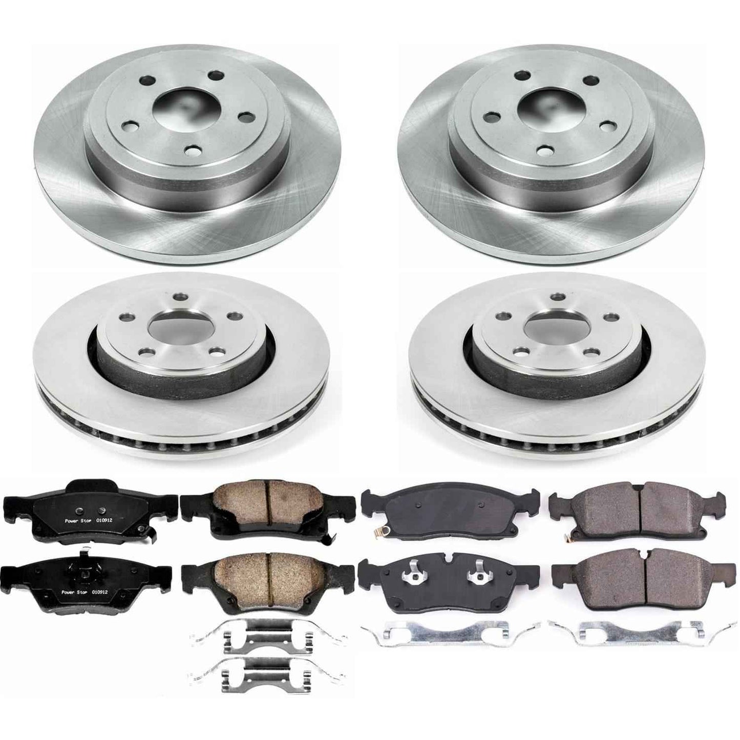 PowerStop Z17 Evolution Plus Stock Replacement Brake Kits for 2017-2020 GRAND CHEROKEE - KOE7413