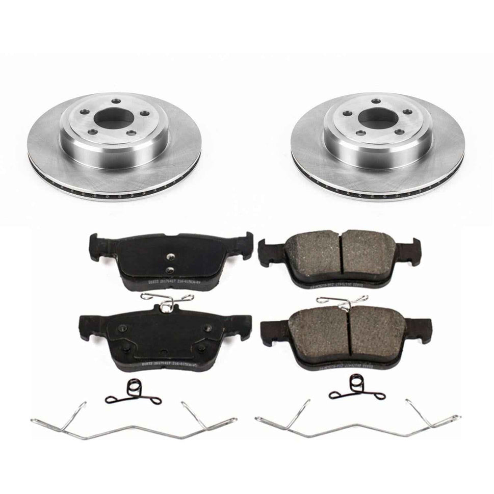 PowerStop Z17 Rear Evolution Plus Stock Replacement Brake Kits for 2017-2019 ESCAPE, 2017-2020 FUSION - KOE7723