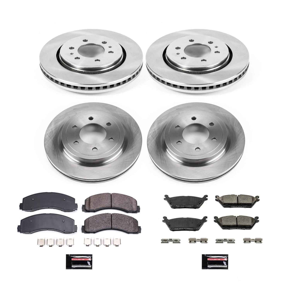 PowerStop Z17 Evolution Plus Stock Replacement Brake Kits for 2018-2021 EXPEDITION, NAVIGATOR, 2018-2020 F-150 - KOE8026