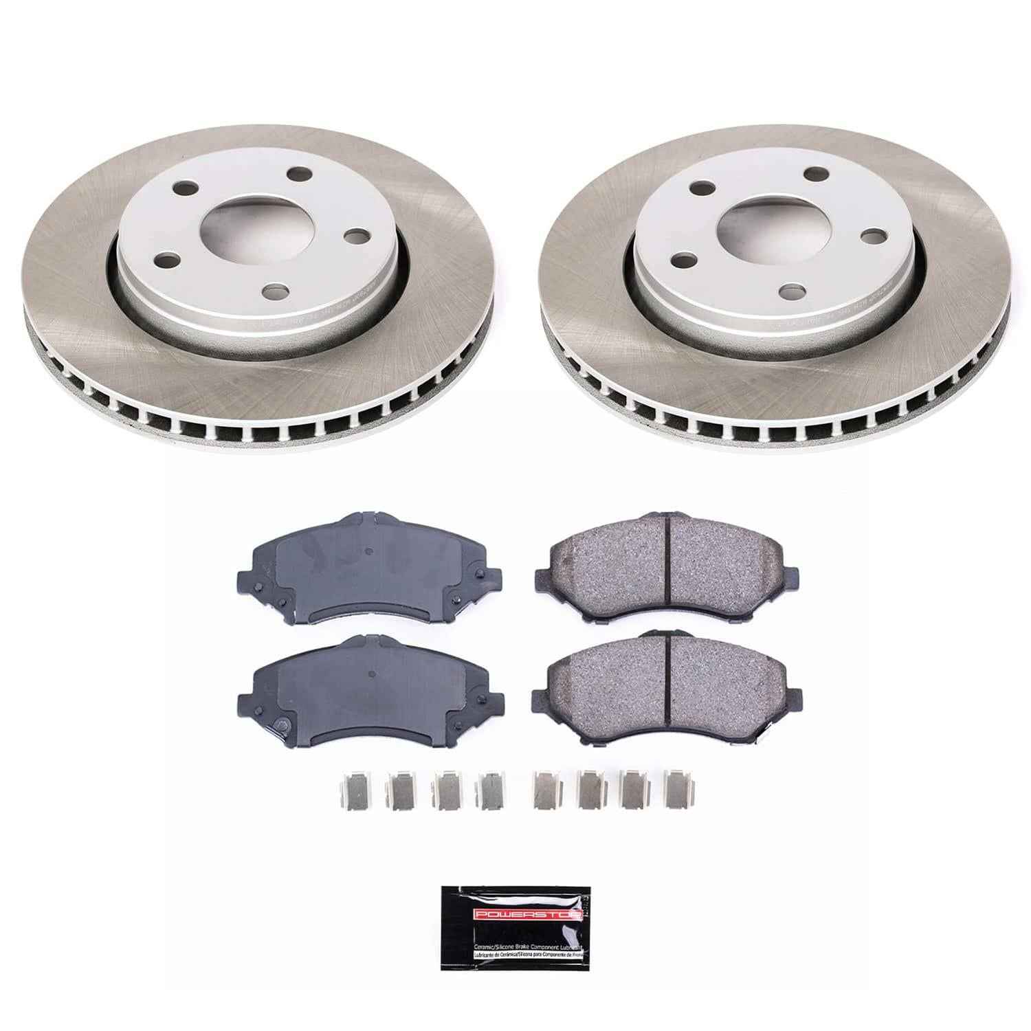 PowerStop Z17 Evolution Plus Semi-Coated Rotor Brake Kits for 2007-2017 WRANGLER, 2018 WRANGLER JK - SC3097