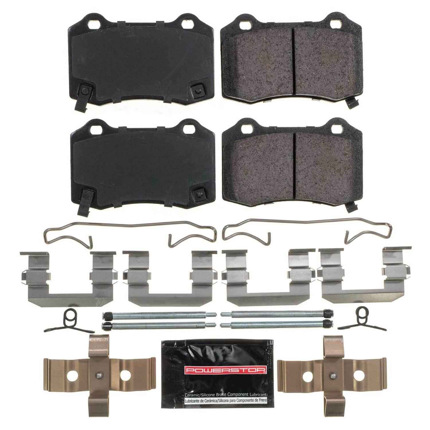 PowerStop Z23 Evolution Sport Brake Pads and Hardware Kits Z23-1053
