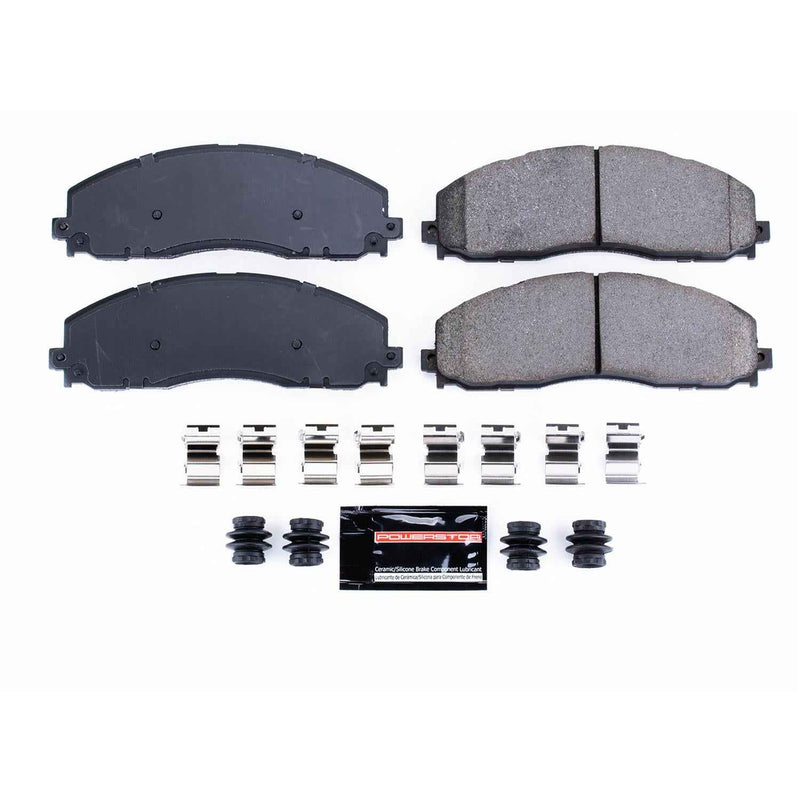 PowerStop Z23 Evolution Sport Brake Pads and Hardware Kits for 2012-2022 F-250 SUPER DUTY, F-350 SUPER DUTY, 2013-2016 F-450 SUPER DUTY - Z23-1680 PowerStop Autoparts