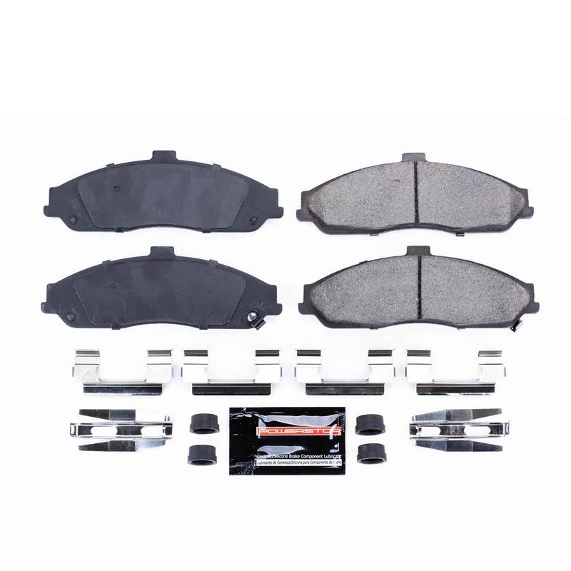 PowerStop Z23 Evolution Sport Brake Pads and Hardware Kits for 1997-2013 CORVETTE, 2005-2006 GTO, 2004-2009 XLR - Z23-731 PowerStop Autoparts