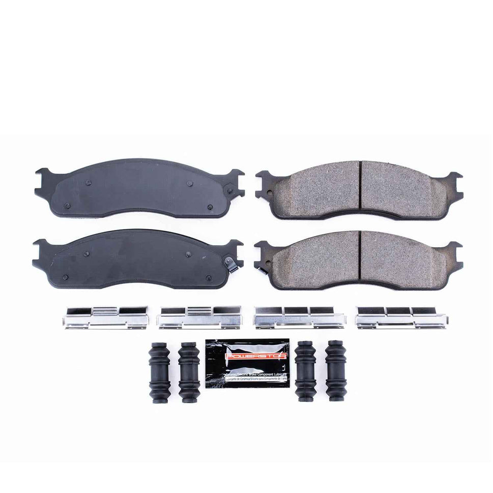 PowerStop Z23 Evolution Sport Brake Pads and Hardware Kits for 2003-2008 RAM 3500, RAM 2500, 2006-2008 RAM 1500 - Z23-965