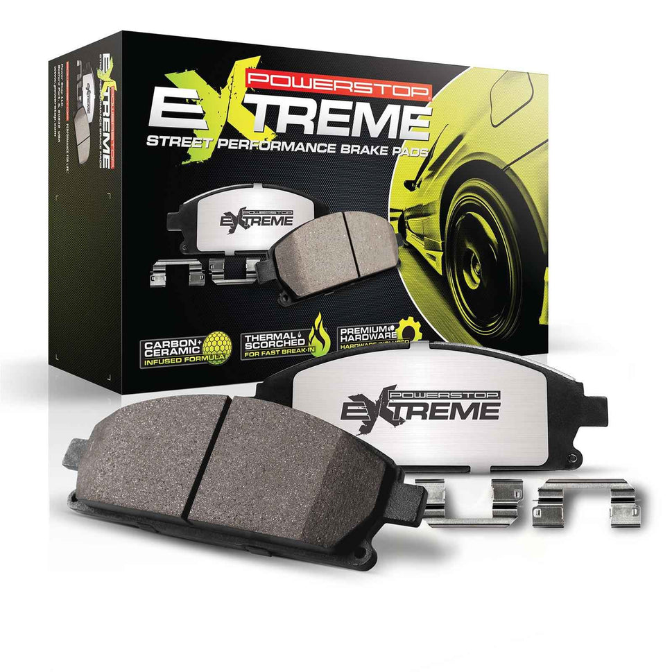 PowerStop Z26 Street Warrior Brake Pads and Hardware Kits for 2024 MUSTANG - Z26-2528