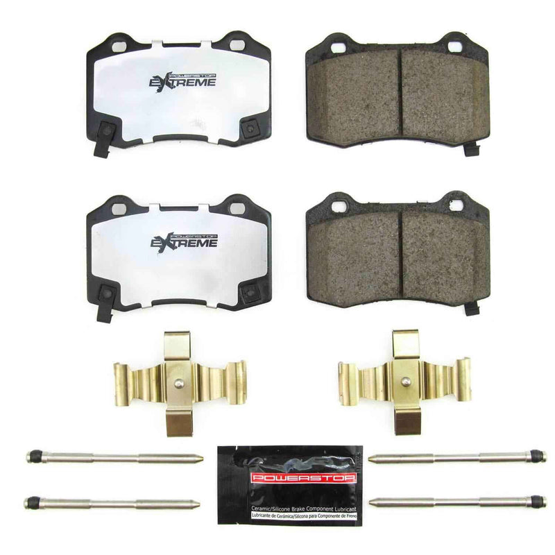 PowerStop Z26 Street Warrior Brake Pads and Hardware Kits for 2018-2024 DURANGO, 2018-2021 GRAND CHEROKEE - Z26-1053B PowerStop Autoparts