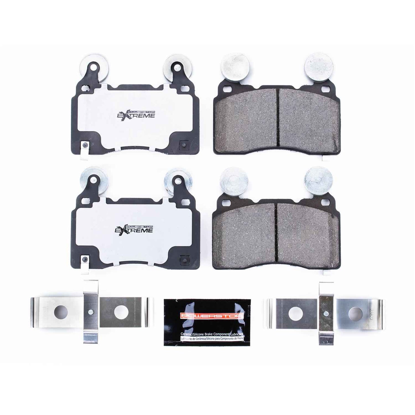 PowerStop Z26 Street Warrior Brake Pads and Hardware Kits for 2010-2015 CAMARO, 2016-2018 CT6 - Z26-1474