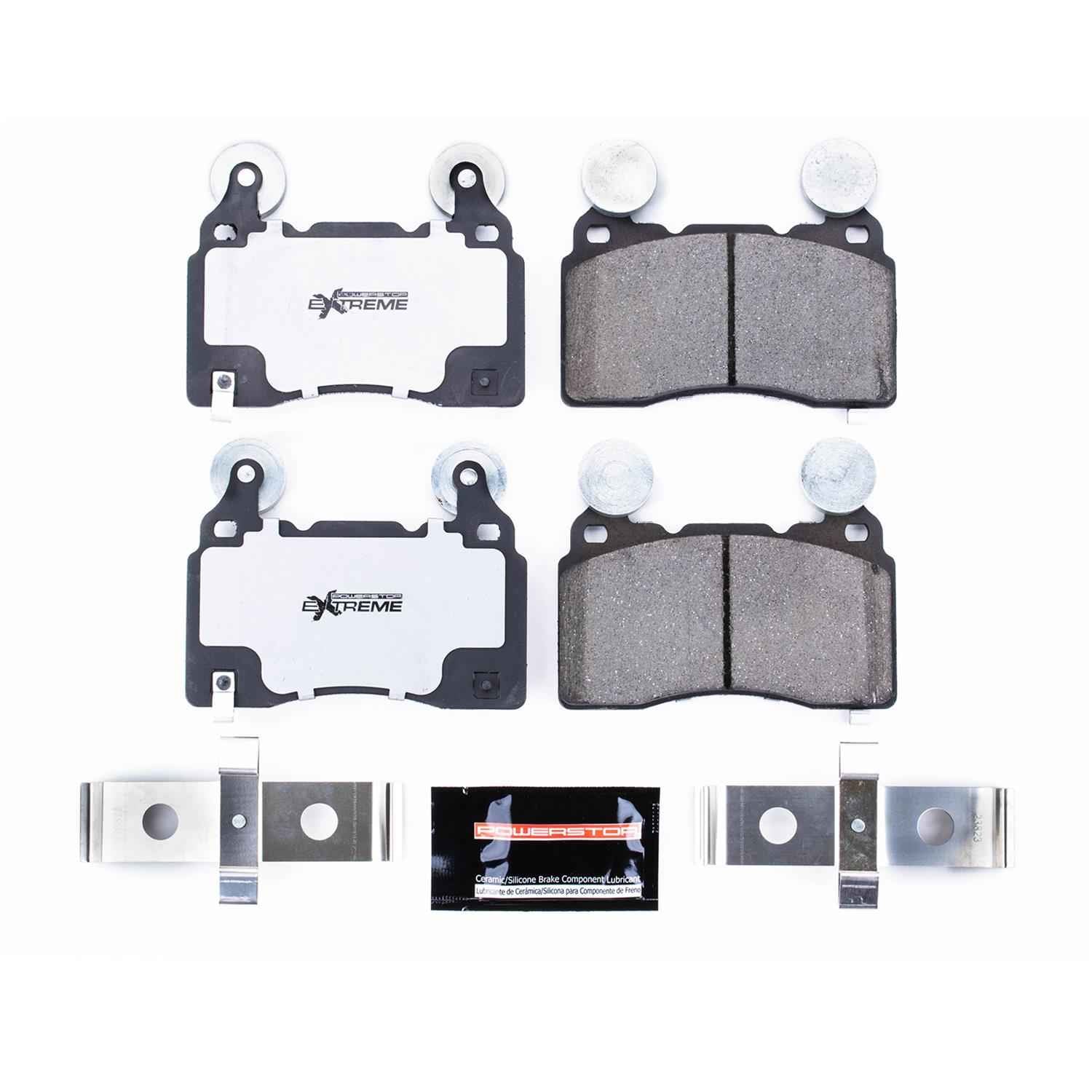 PowerStop Z26 Street Warrior Brake Pads and Hardware Kits for 2010-2015 CAMARO, 2016-2018 CT6 - Z26-1474