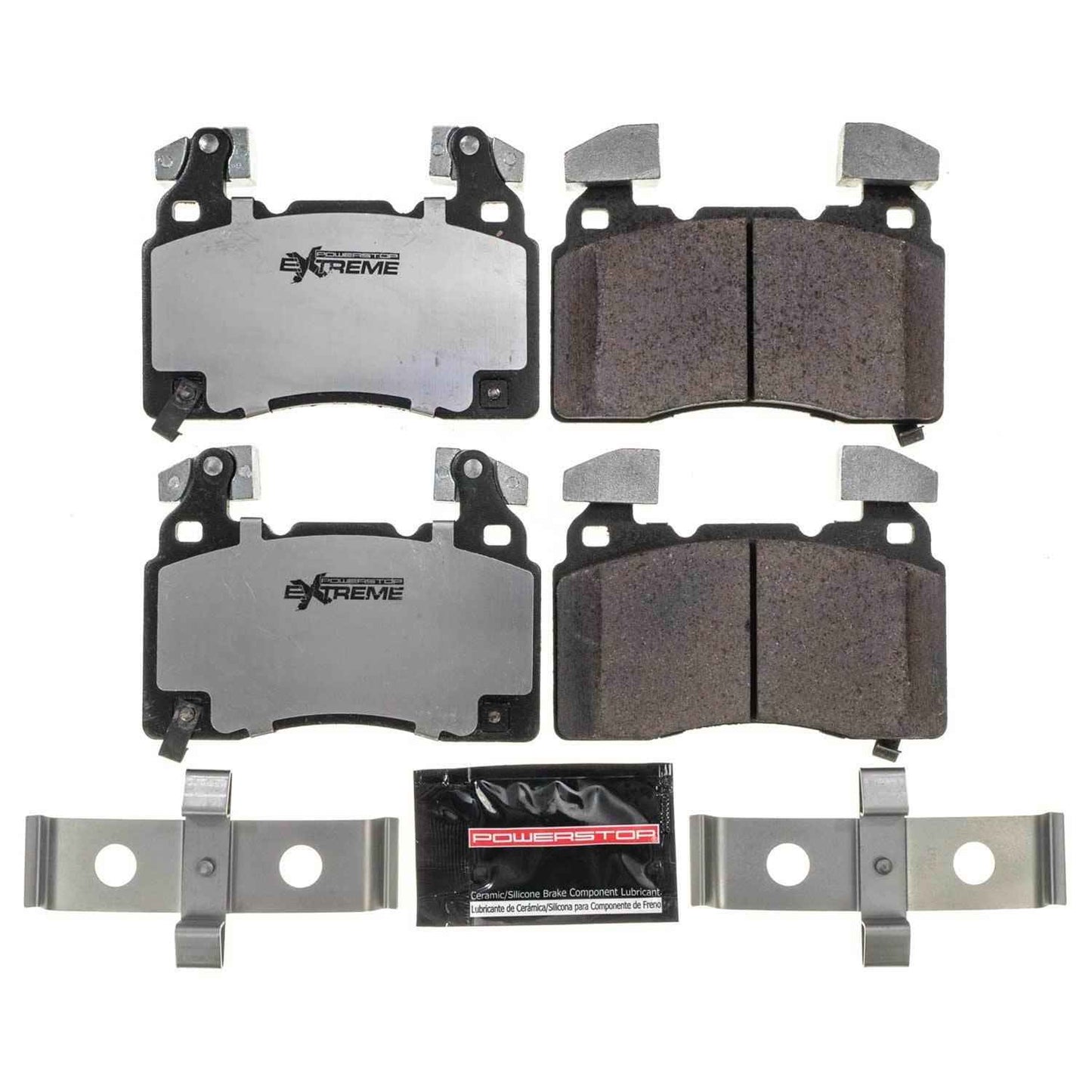 PowerStop Z26 Street Warrior Brake Pads and Hardware Kits Z26-1474A