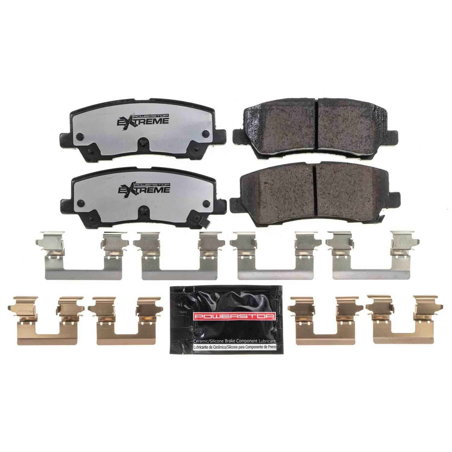 PowerStop Z26 Street Warrior Brake Pads and Hardware Kits for 2015-2023 MUSTANG - Z26-1793