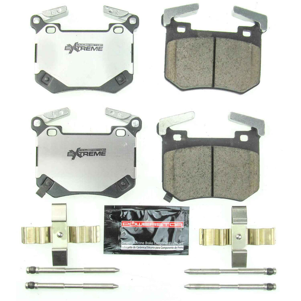 PowerStop Z26 Street Warrior Brake Pads and Hardware Kits for 2019-2025 G70, 2018-2023 STINGER - Z26-2144