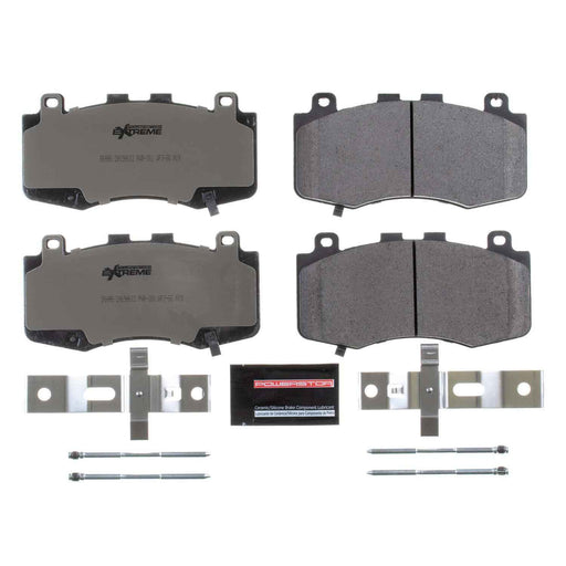 PowerStop Z26 Street Warrior Brake Pads and Hardware Kits for 2021-2024 DURANGO, 2018-2021 GRAND CHEROKEE - Z26-6006 PowerStop Autoparts