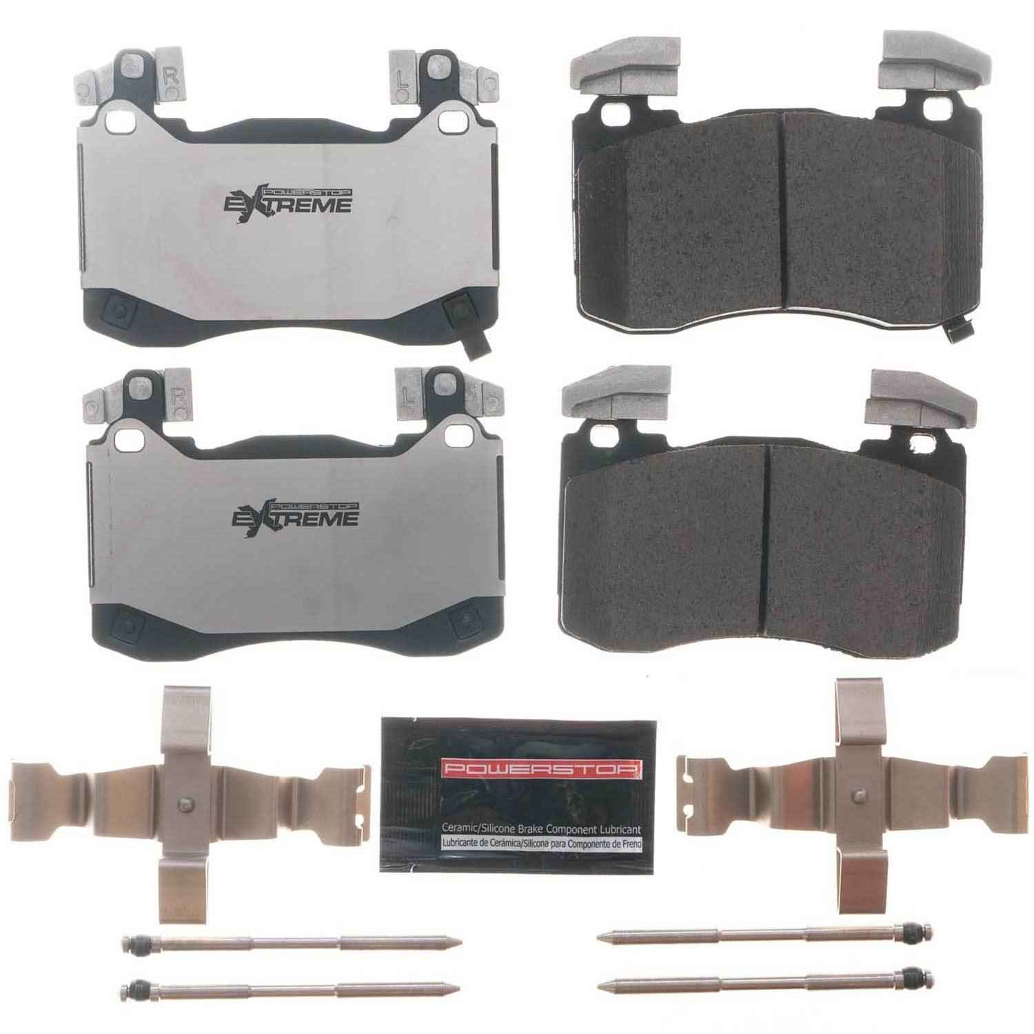 PowerStop Z26 Street Warrior Brake Pads and Hardware Kits for 2019-2022 G70, 2018-2023 STINGER - Z26-6012