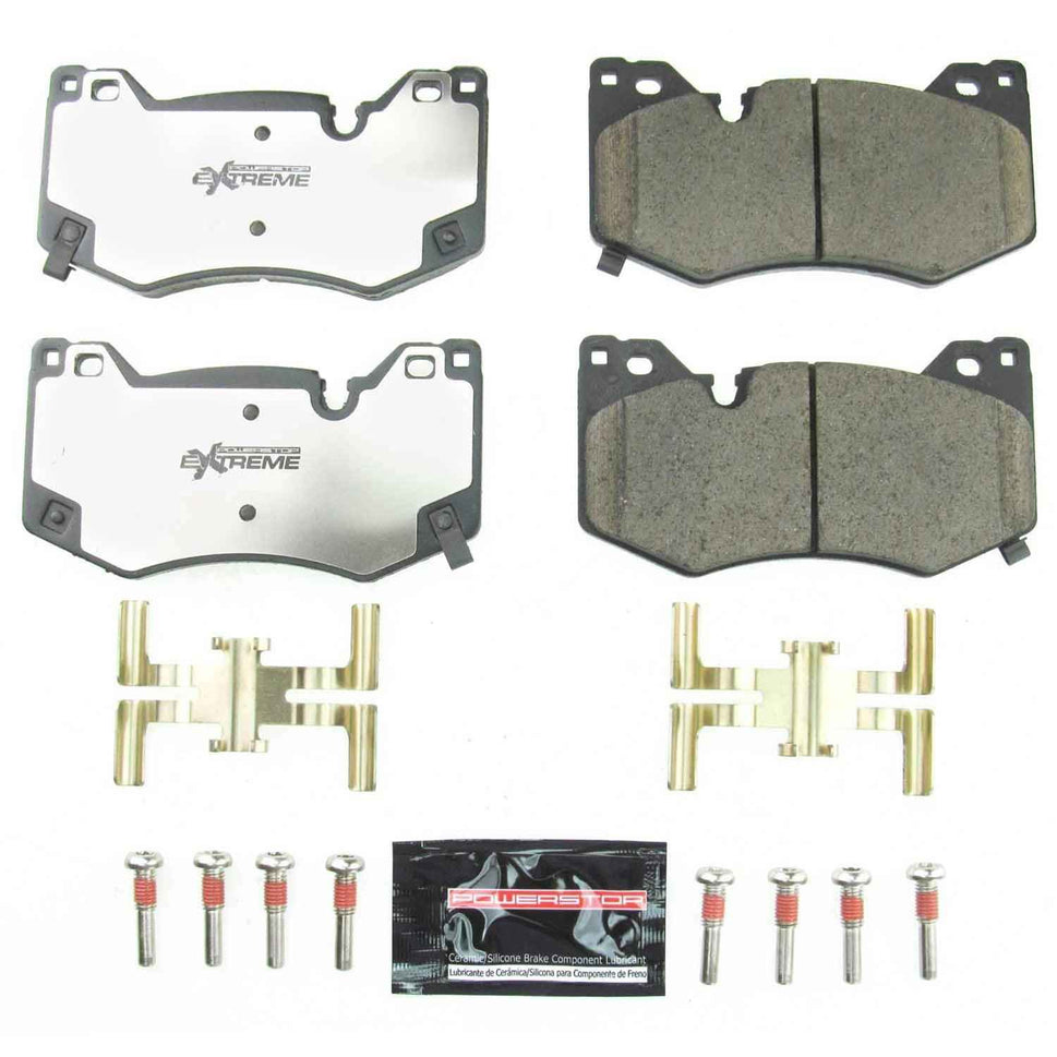 PowerStop Z26 Street Warrior Brake Pads and Hardware Kits for 2020-2024 CORVETTE, 2020-2022 CT4, 2020-2021 CT5 - Z26-8009