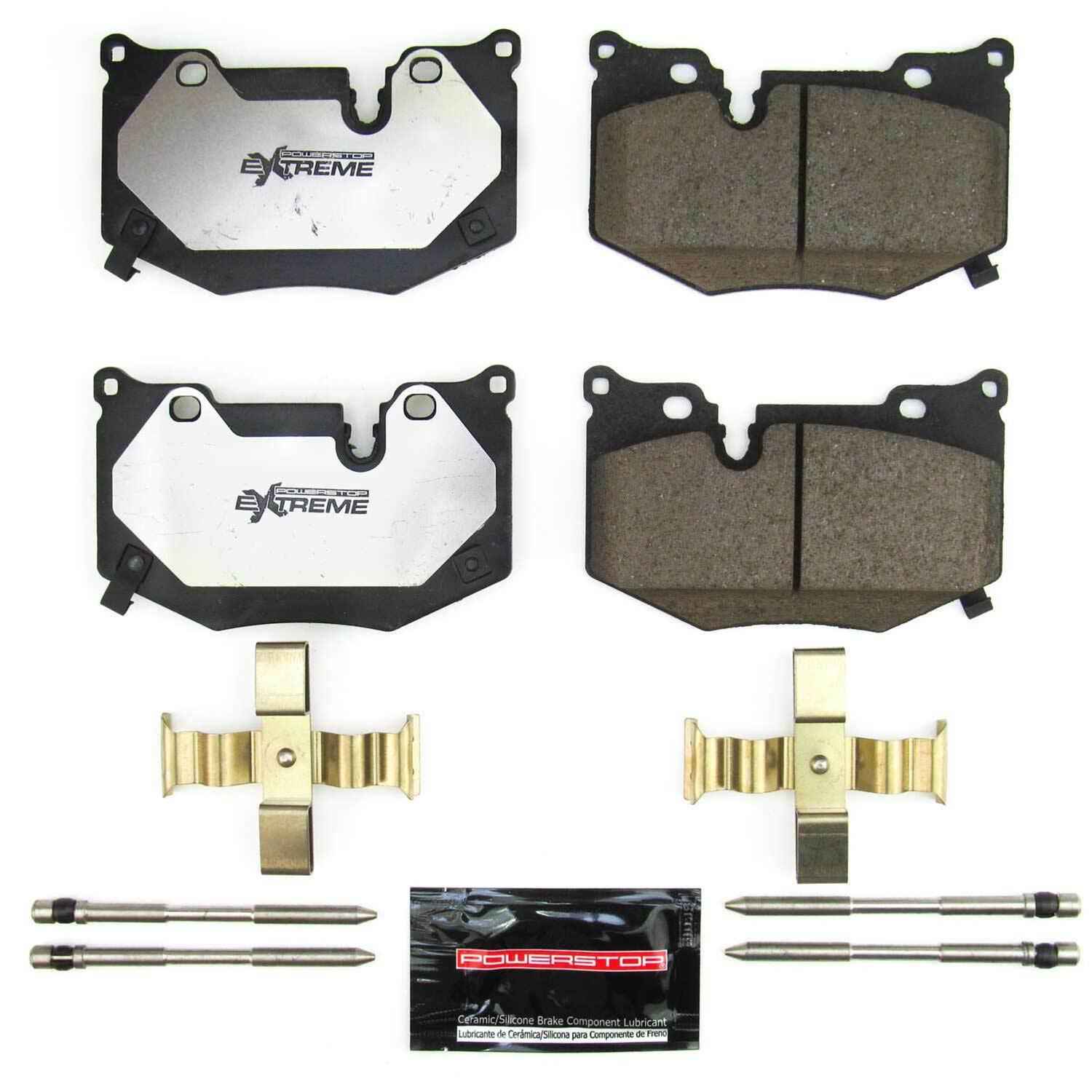 PowerStop Z26 Street Warrior Brake Pads and Hardware Kits for 2020-2024 CORVETTE - Z26-8010