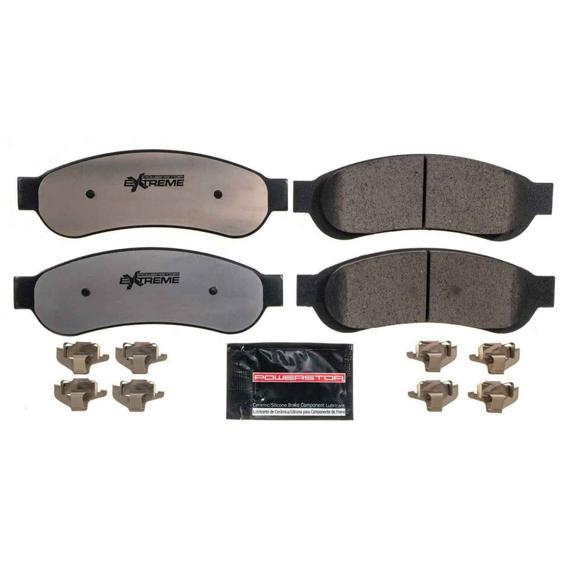 PowerStop Z36 Truck and Tow Brake Pads and Hardware Kits for 2007-2010 F-250 SUPER DUTY, 2005-2010 F-350 SUPER DUTY - Z36-1067 PowerStop Autoparts