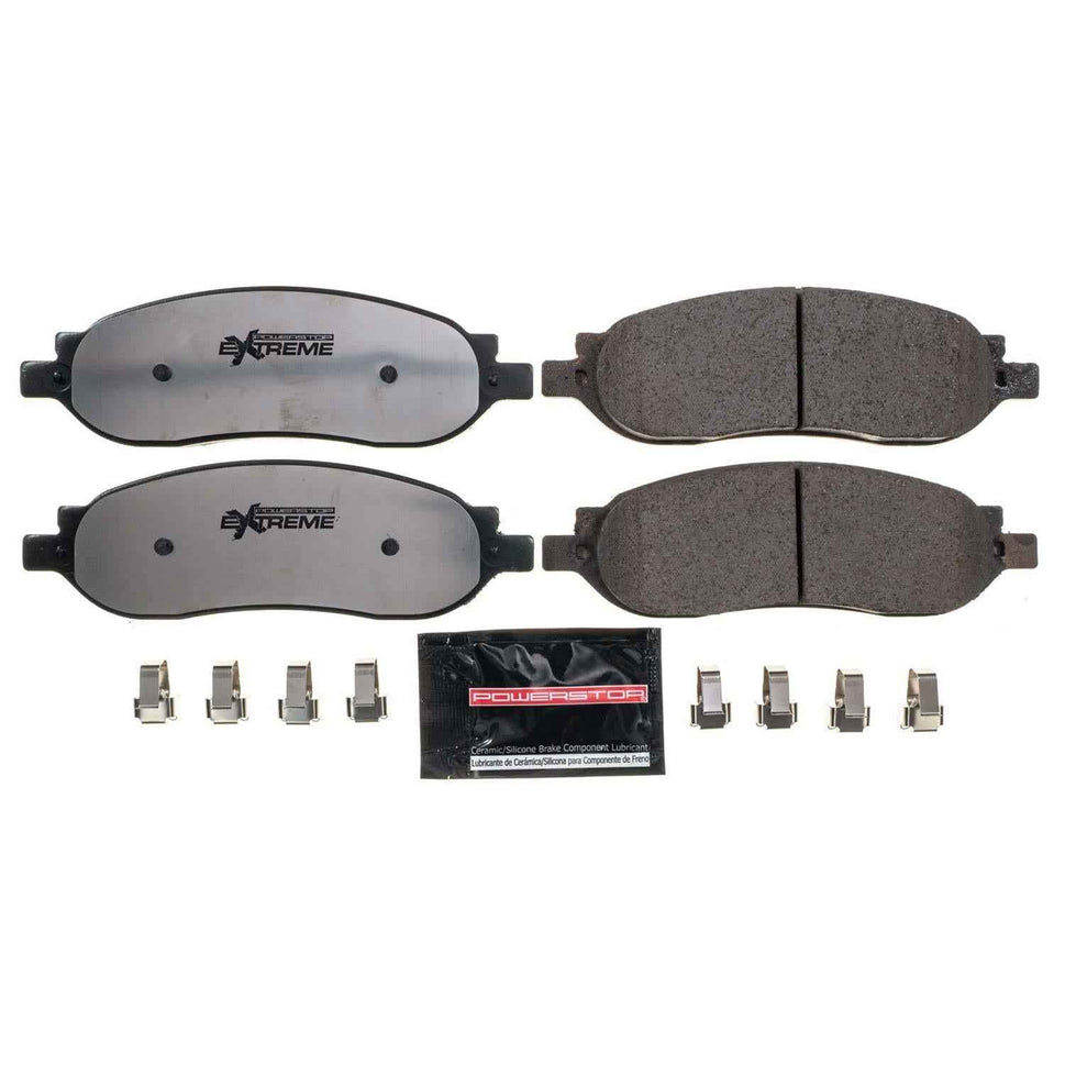 PowerStop Z36 Truck and Tow Brake Pads and Hardware Kits for 2005-2007 F-250 SUPER DUTY, F-350 SUPER DUTY - Z36-1068