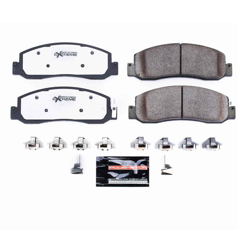 PowerStop Z36 Truck and Tow Brake Pads and Hardware Kits for 2008-2011 F-250 SUPER DUTY, 2008-2012 F-350 SUPER DUTY - Z36-1333 PowerStop Autoparts