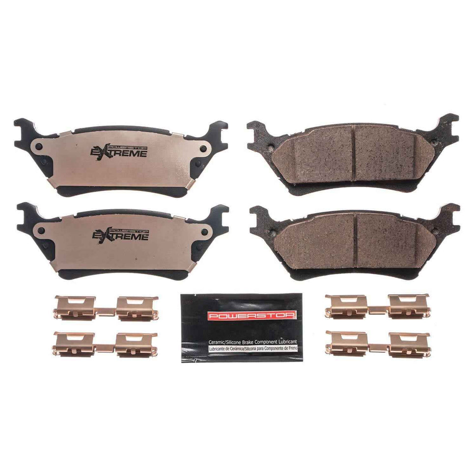 PowerStop Z36 Truck and Tow Brake Pads and Hardware Kits for 2012-2020 F-150 - Z36-1602