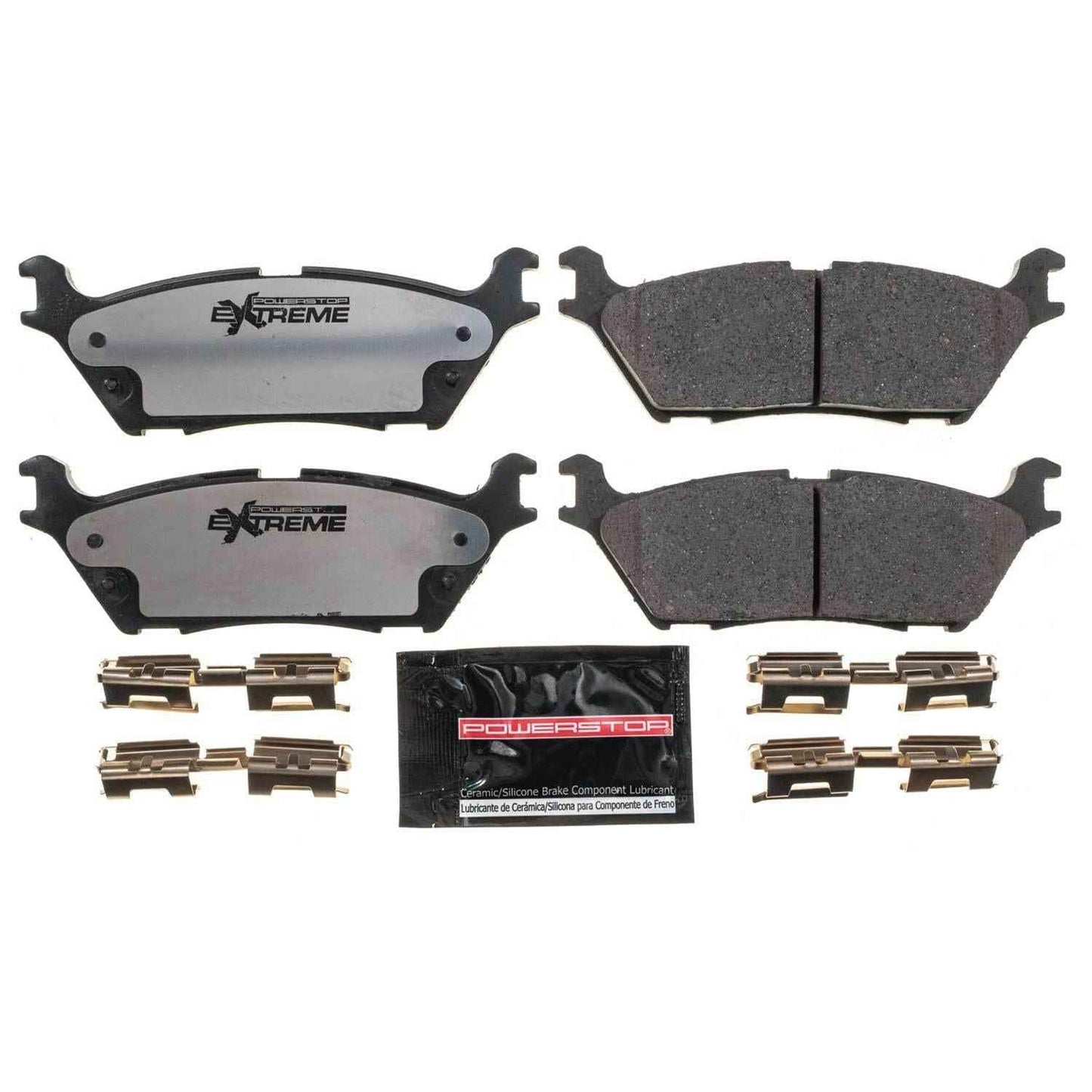 PowerStop Z36 Truck and Tow Brake Pads and Hardware Kits for 2018-2021 EXPEDITION, 2015-2020 F-150, 2018-2022 NAVIGATOR - Z36-1790