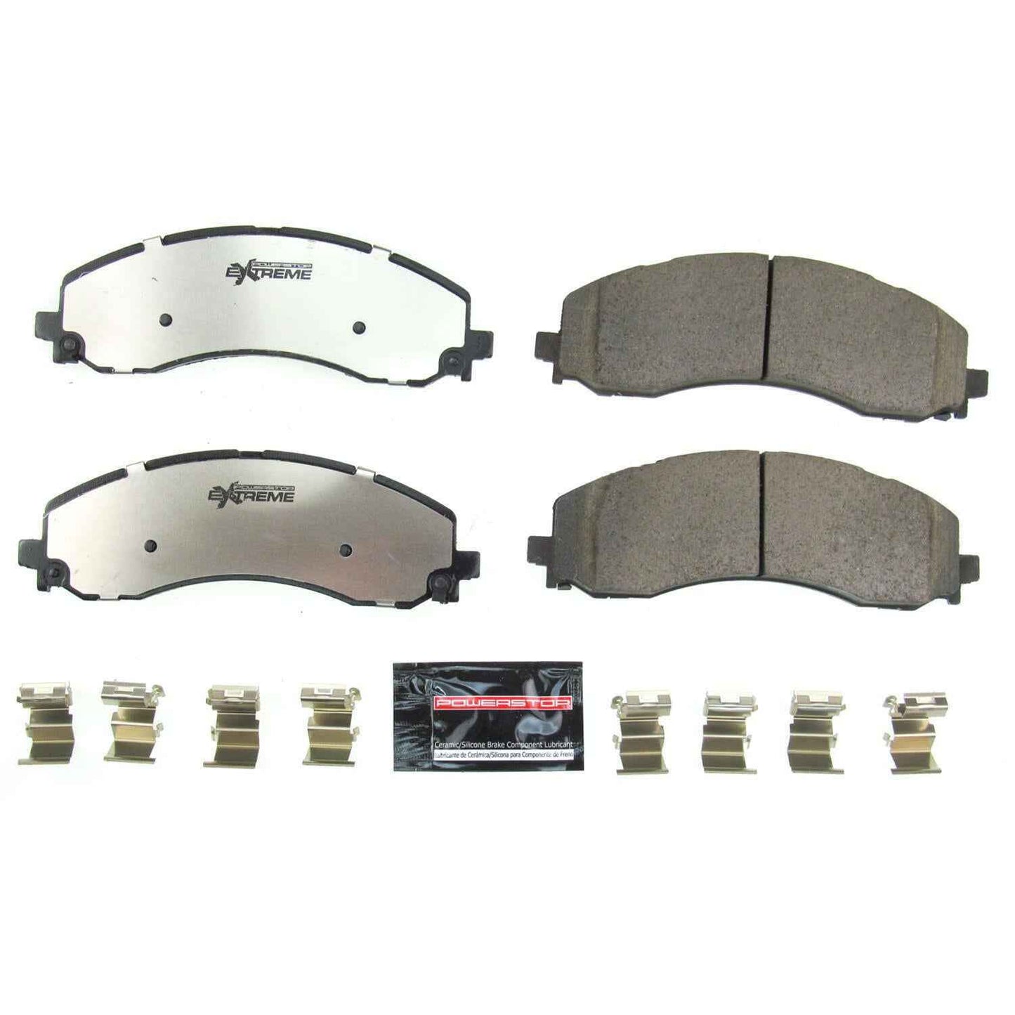 PowerStop Z36 Truck and Tow Brake Pads and Hardware Kits for 2019-2024 2500, 3500 - Z36-2223