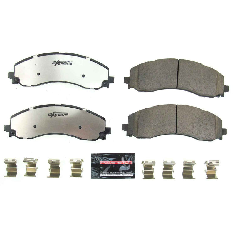 PowerStop Z36 Truck and Tow Brake Pads and Hardware Kits for 2019-2024 2500, 3500 - Z36-2223 PowerStop Autoparts