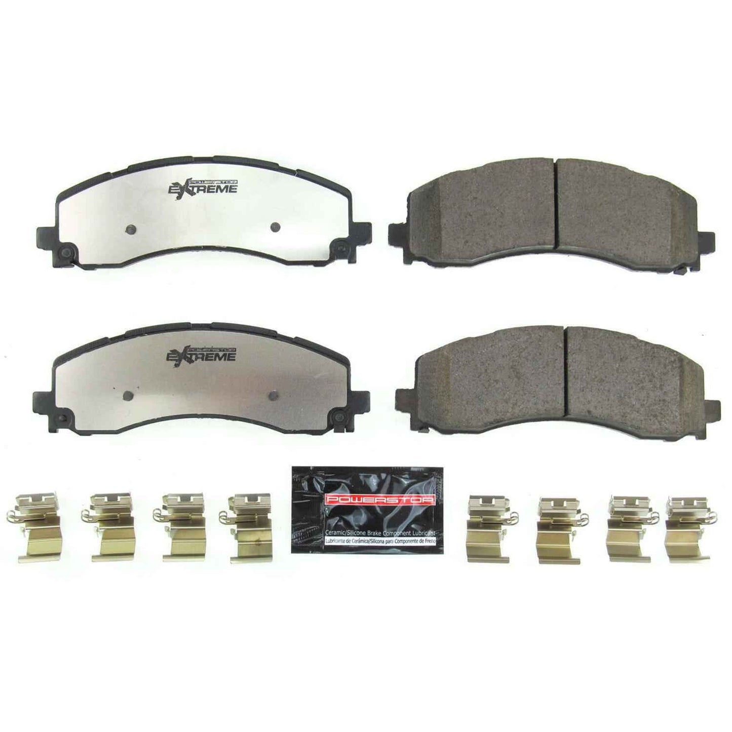 PowerStop Z36 Truck and Tow Brake Pads and Hardware Kits for 2019-2024 2500, 3500 - Z36-2225