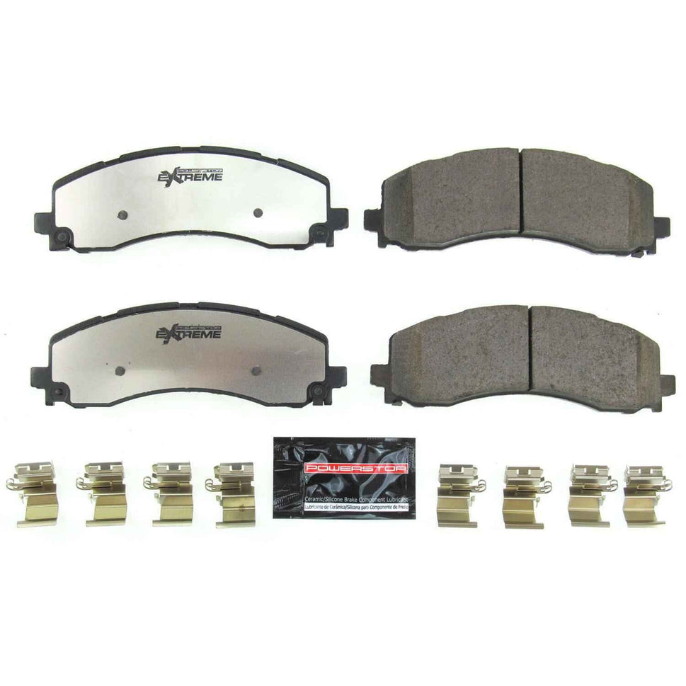 PowerStop Z36 Truck and Tow Brake Pads and Hardware Kits for 2019-2024 2500, 3500 - Z36-2225