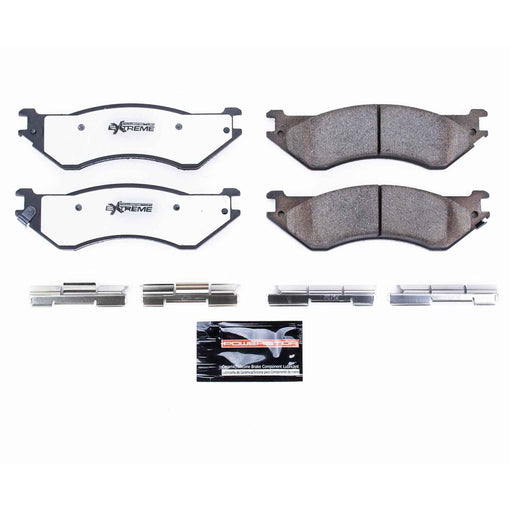 PowerStop Z36 Truck and Tow Brake Pads and Hardware Kits for 2001-2008 RAM 3500, RAM 2500, 2006-2008 RAM 1500 - Z36-702A PowerStop Autoparts