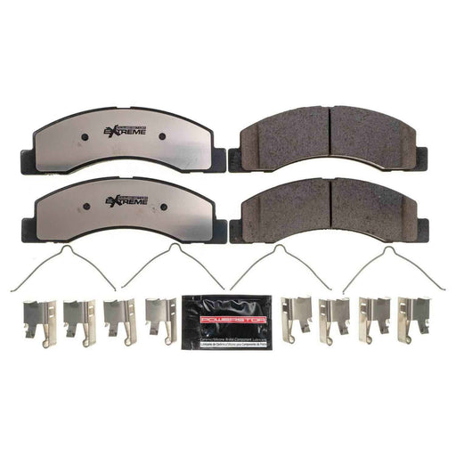 PowerStop Z36 Truck and Tow Brake Pads and Hardware Kits for 1999-2004 F-350 SUPER DUTY, F-250 SUPER DUTY, 2000-2005 EXCURSION - Z36-756 PowerStop Autoparts