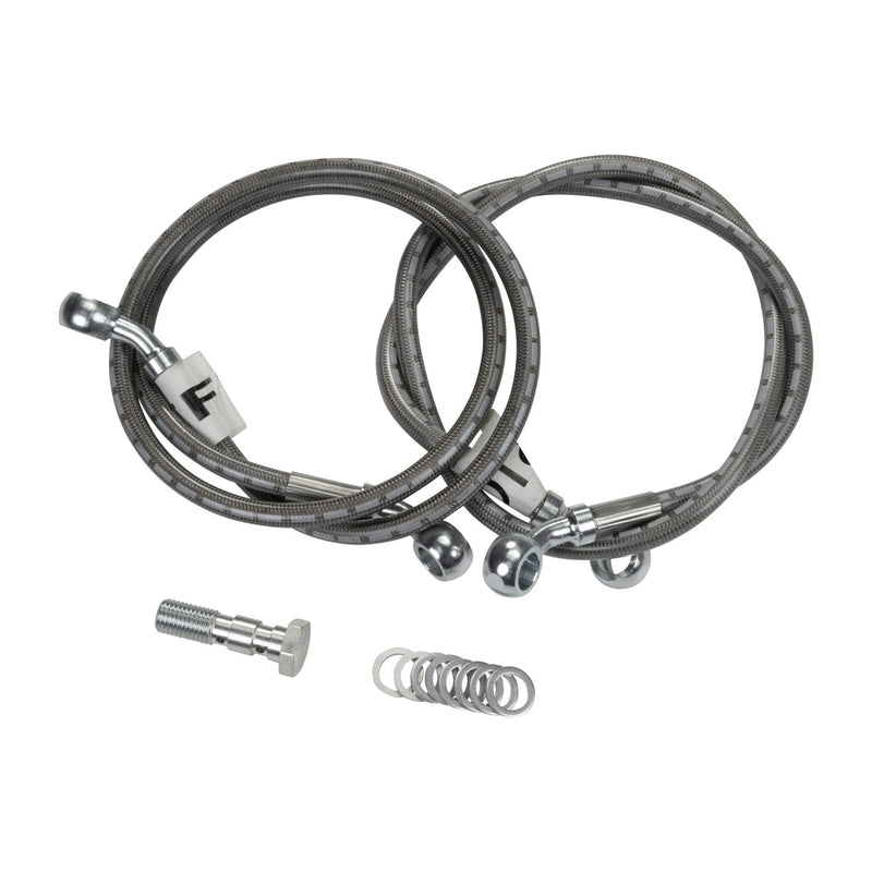 Russell Cycleflex Two-Line Racer Brake Hose Kit For 1995-98 Kawasaki ZX1100 ZX-11 D - Front EDELBROCK Autoparts