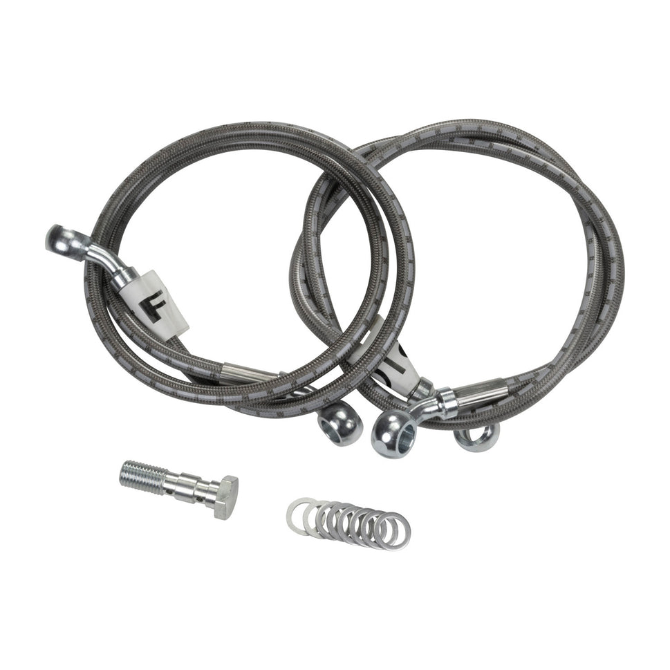 Russell Cycleflex Two-Line Racer Brake Hose Kit For 1995-98 Kawasaki ZX1100 ZX-11 D - Front