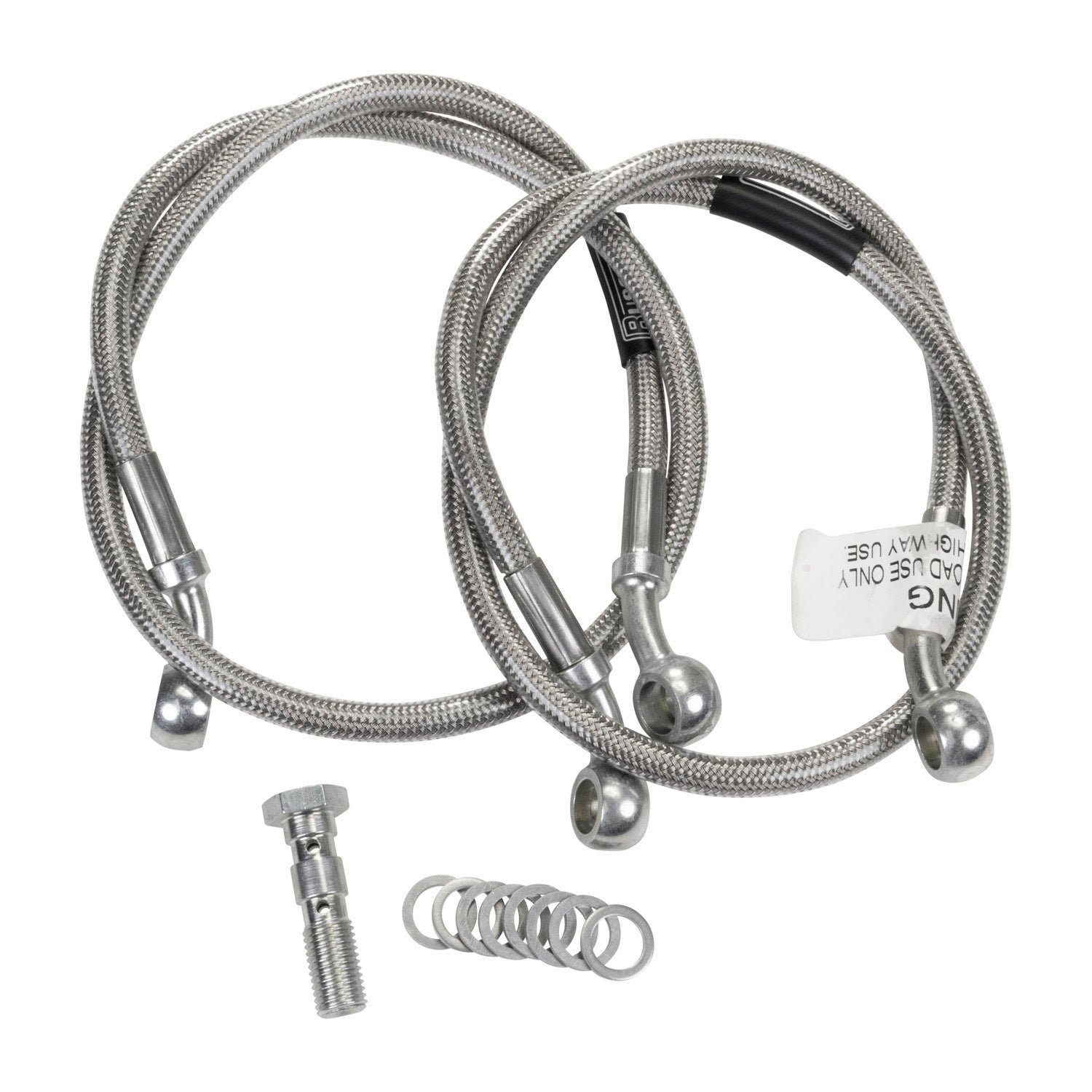 Russell Cycleflex Two-Line Racer Brake Hose Kit For 1995-97 Kawasaki ZX 600R - Front