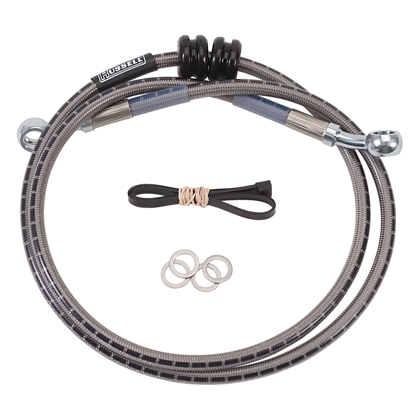 Russell Cycleflex Two-Line Racer Clutch Hose Kit For 2008-11 Suzuki GSX1300R Hayabusa, 1300cc