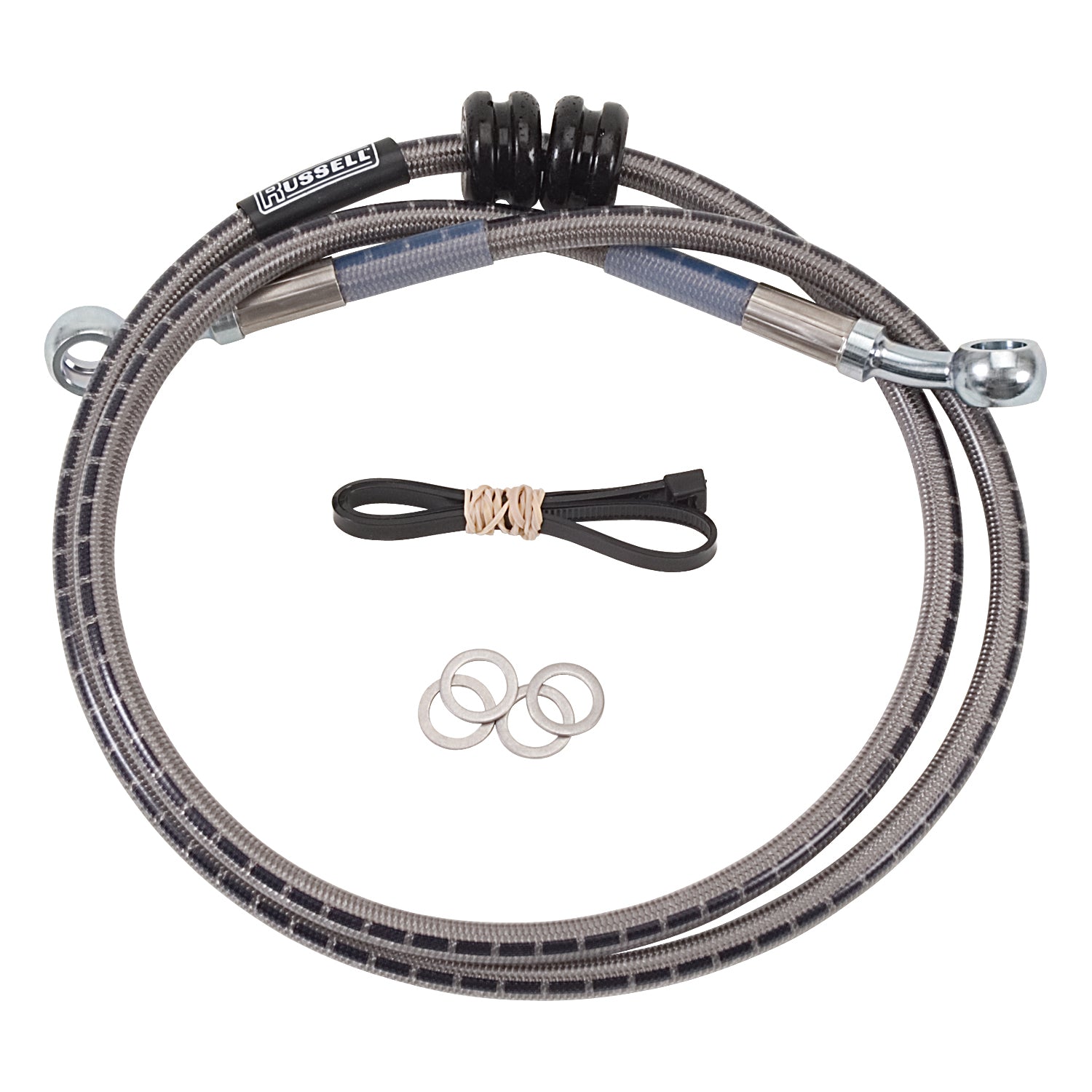 Russell Cycleflex Two-Line Racer Clutch Hose Kit For 2008-11 Suzuki GSX1300R Hayabusa, 1300cc