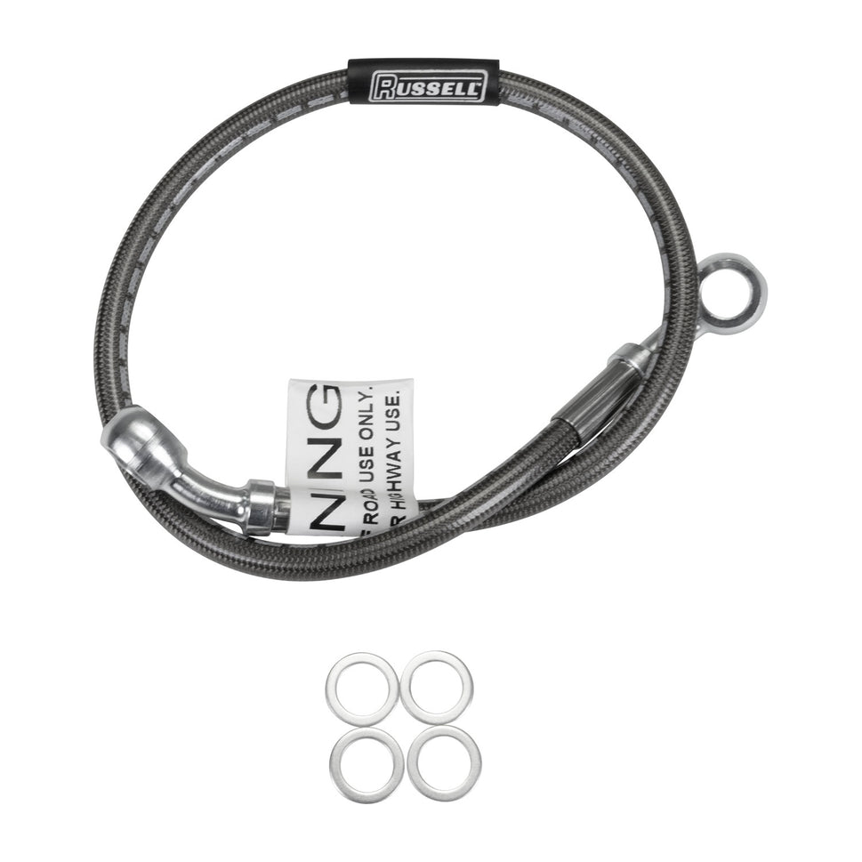 Russell Cycleflex Two-Line Racer Brake Hose Kit For 2001-05 Kawasaki ZRX1200R - Rear