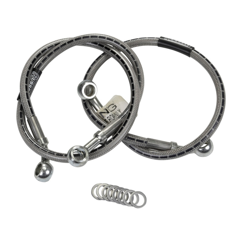 Russell Cycleflex Two-Line Racer Brake Hose Kit For 1998-00 Suzuki GSXR750 - Front EDELBROCK Autoparts